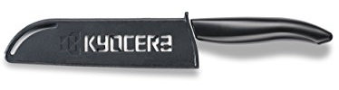 KYOCERA Klingenschutz für Keramikmesser, für Klingen von 11,5 - 13 cm, Messerschutz ohne Messer, Kunststoff, Schwarz, Messer Schutzhülle für Küchen Messer, Messerscheide ohne Messer
