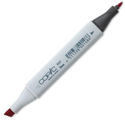 COPIC Classic Marker Typ R - 37, Carmine, professioneller Layoutmarker, mit einer breiten und einer feinen Spitze
