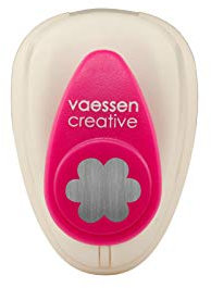 Vaessen Creative Perforatrice de Papier, Taille XS, Fleur, Pour Projets DIY, Scrapbooking, Création de Cartes et Plus