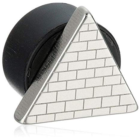 Tie Mags Krawattenklammer für Herren, magnetisch - Silber -