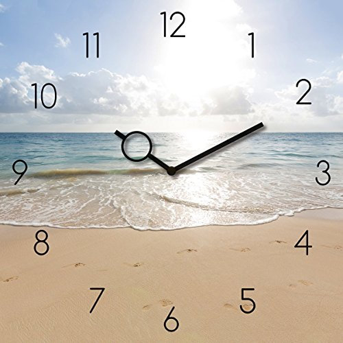 Platin Art UD-DT41052 Wanduhr, Holiday Time 13,12x13,12, Stück: 1
