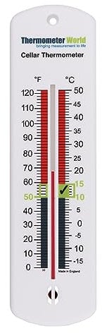 Thermomètre de cave à bière et à vin - Idéal pour la surveillance de la température de la bière ou du vin
