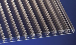 Polycarbonat Stegplatten Hohlkammerplatten bronce 6000 x 980 x 16 mm