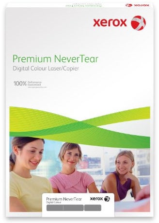 Xerox Premium NeverTear Kunststoffpapier 003R98057 - A3 297 x 420 mm, 125 g/m² - Spezialpapier für Laserdrucker und Kopierer - 100 Blatt - Weiß