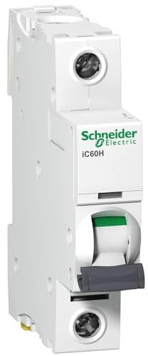 Schneider Electric A9F54120 iC60H 1 Module Single Pole Type C MCB 20A 10kA (C60HC120)