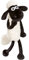 NICI Kuscheltier Shaun das Schaf 80 cm – Schaf Plüschtier für Mädchen, Jungen & Babys – Flauschiges Stofftier Schaf zum Spielen, Sammeln & Kuscheln – Gemütliches Schmusetier