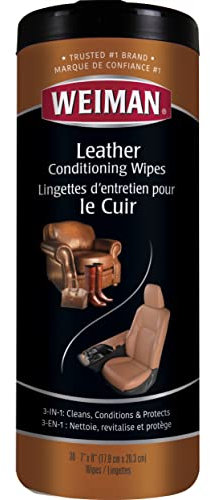 Weiman Leather Wipes - 30 ct