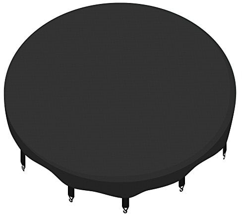 awm Trampolin Abdeckplane Regenabdeckung Schutzplane Ø 244 | 305 | 366 | 400 | 430 | 460 cm - Wetterfeste Trampolin Abdeckung mit Karabinerhaken & Gummizug - Winterplane PE 0,2 mm