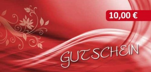 50 Geschenkgutscheine (Festwert-10 EURO) Ein super Produkt für Ihre Kunden. Gutscheine Gutscheinkarten