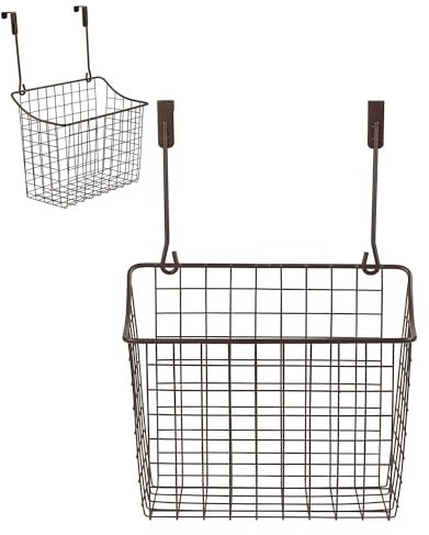 Spectrum 56324 Bronze Large Over the Cabinet/Drawer Grid Basket