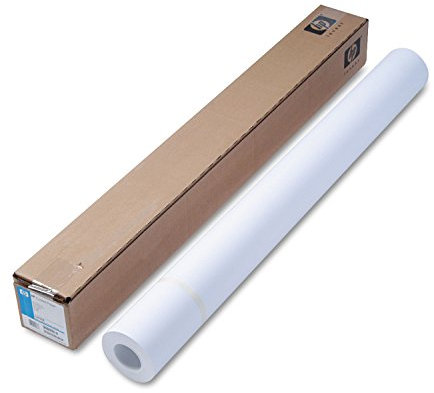 HP C6020B Coated Paper, 24 lb, 36-Inch x150-Ft, 90 GE/101 ISO, BR White