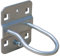 ADB Lochwand Maschinenhalter Haken Halter 40, 60, 80 mm Lochwandhaken Werkzeughalter, Farbe (RAL):Weissaluminium (RAL 9006), Länge:80 mm