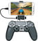 Dobe TP4-016 Black Mobile Phone Holder Clamp with OTG Cable for PS4 Controller Perfect for PS4 Remote Play