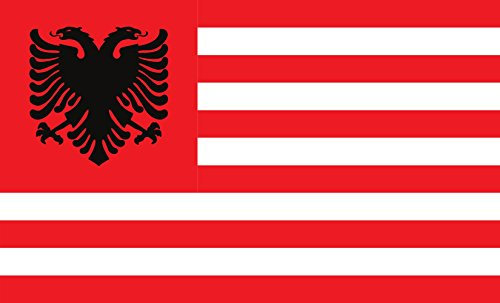 magFlags Flagge: Large Kosovo DioGuardi s proposal | DioGuardi proposal for a new flag of Kosovo | Querformat Fahne | 1.35m² | 90x150cm
