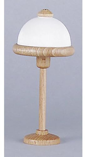 Kahlert Licht 10247 - Minipuppenzubehör - Stehlampe Holz, weiß