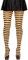 LEG AVENUE Damen Stripe Leggings, Schwarz/Orange, Einheitsgröße Große Größen EU