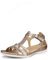 ECCO Womens Flash 62 Ankle Strap Sandals, Grey 57462warm Grey Metallic Moon Rock, 8/8.5 UK