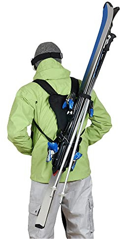 Wantalis Skiback Porte-Ski révolutionnaire, Noir Adulte Standard