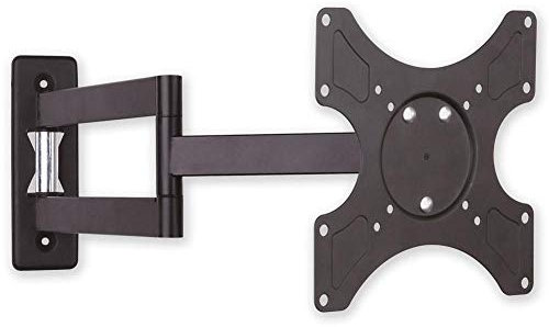 Techly 301450 Supporto a Muro per TV LED LCD 19-37'' inclinabile 3 snodi Nero Nero