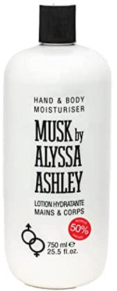Ashley Musk Hand and Body Lotion, 750 ml, 1er Pack (1 x 750 ml)