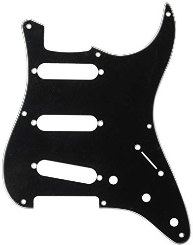 Fender® »STRATOCASTER® PICKGUARD - '50S VINTAGE-STYLE - 8-HOLE - S/S/S« Pickguard für Strat® - 3-lagig - 3 Single Coil Routing - Farbe: Schwarz