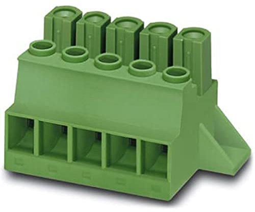PHOENIX CONTACT PCU 6/4-STD-10,16 Direktsteckblock, Grün, 6mm² Nennquerschnitt, 4 Anzahl der Anschlüsse, PCU 6/..-STD Artikelfamilie, 10.16mm Rastermaß, 50 Stück