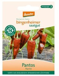 Bingenheimer Saatgut Paprika Pantos (1 Stück 1 Stück) - Bio