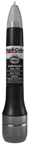 Dupli-Color ACC0427 Brilliant Black Pearl Chrysler Exact-Match Scratch Fix All-in-1 Touch-Up Paint