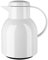 Emsa Samba Isolierkanne 504229 | 1 Liter | Quick Press Verschluss | 100% dicht | 12h heiß, 24h kalt | Weiß Glänzend