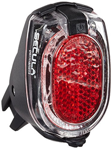 busch+müller Secula Batterie-Rücklicht permanent für Strebenmontage schwarz