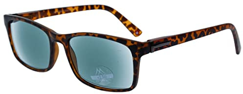 Montana sonnenbrille Mr73as unisex rechteckige Schildkröte braun Stärke +2,50 Mr73as unisex