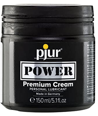 pjur POWER - Fisting Gleitgel mit cremiger Formulierung für extra starken Sex - auch für große Toys & Dildos geeignet (150ml)