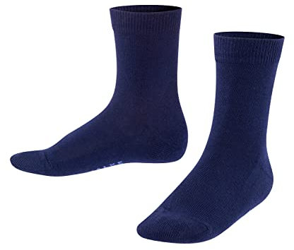 FALKE Unisex-Child Family Socks, Cotton, Blue (Dark Marine 6170), US 4-6.5 (1-2 years Ι 19-22), 1 Pair