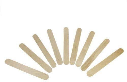 Creation Station CS3707 60 Jumbo Lollipop Sticks, 150mm x 19mm, Wooden, Natural Colour
