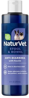 NaturVet Anti-Diarrhea Liquid Pet Supplement Plus Kaolin - 8 Oz