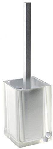 Gedy RA33-73 Rainbow Toilet Brush Holder, 2 L x 3.86 W, Silver