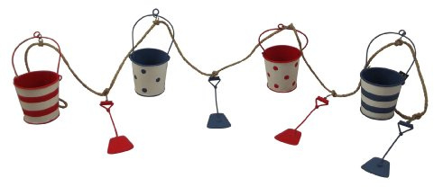 Shoeless Joe Buckets & Spades Bunting Great for Garden Party & Beach Party