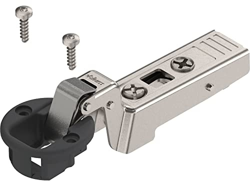 BLUM CLIP top Glastürscharnier 94°, 18mm gekröpft, mit Feder, Schrauben, 75T4300