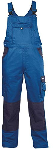 Dassy Latzhose VERSAILLES, 245 g/m², kornblau/dunkelblau, Gr: 54