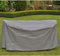Haushalt International Schutzhülle Abdeckung für Gartentische oval ca. 155 x 95 x 75 cm anthrazit