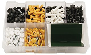 Connect 31886 Assorted Number Plate Fixings & Pads Box 320pc