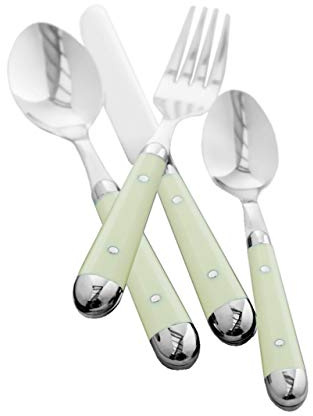 Premier Housewares Brasserie Cutlery Set - Cream, 16-Piece
