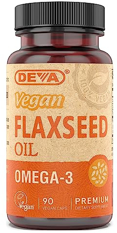 DEVA Vegan Flaxseed Oil - 90 Vcaps