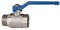 Riegler 115720 Kugelhahn Ventilleitung, Handhebel blau, IG/ET, G 3/8