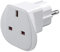 Goobay 94270 Reiseadapter, UK-Buchse > Schutzkontaktstecker (Typ F, CEE 7/7)