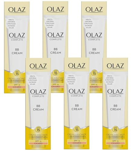 6 x Olaz Creme Gesicht BB Cream Complete feuchtigkeitsspendend hell 50 ml