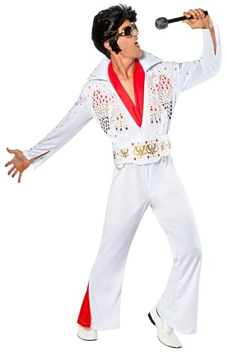 Rubie's Deluxe Elvis Adult Costume, Adult Fancy Dress