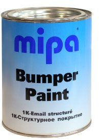 MIPA Bumper Paint schwarz, Stoßstangen, Farbe, Lack, Kunststoff, 1 Liter