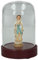 Immagini Statue Sacre Madonna Di Lourdes In Campana Di Vetro h 12 cm In Resina Paben
