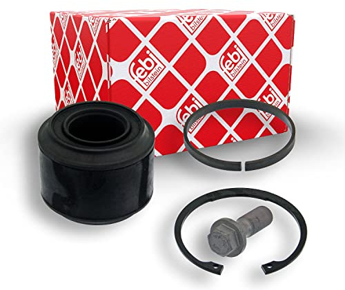 febi bilstein 43771 Achsstrebenlager mit Schraube, Sicherungs- und Distanzring, 1 Stück